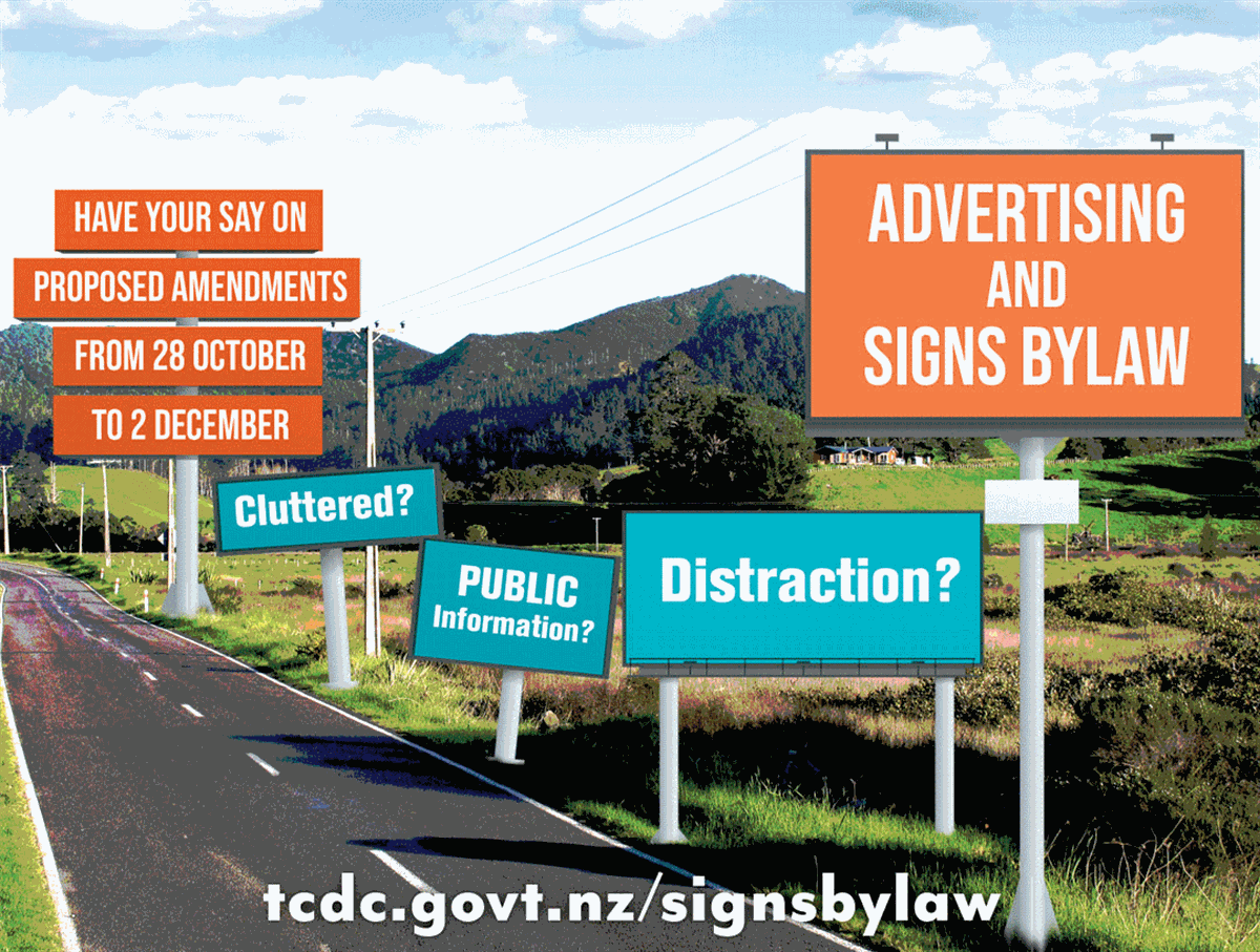 Advertising and Signs Bylaw Consultation TCDC
