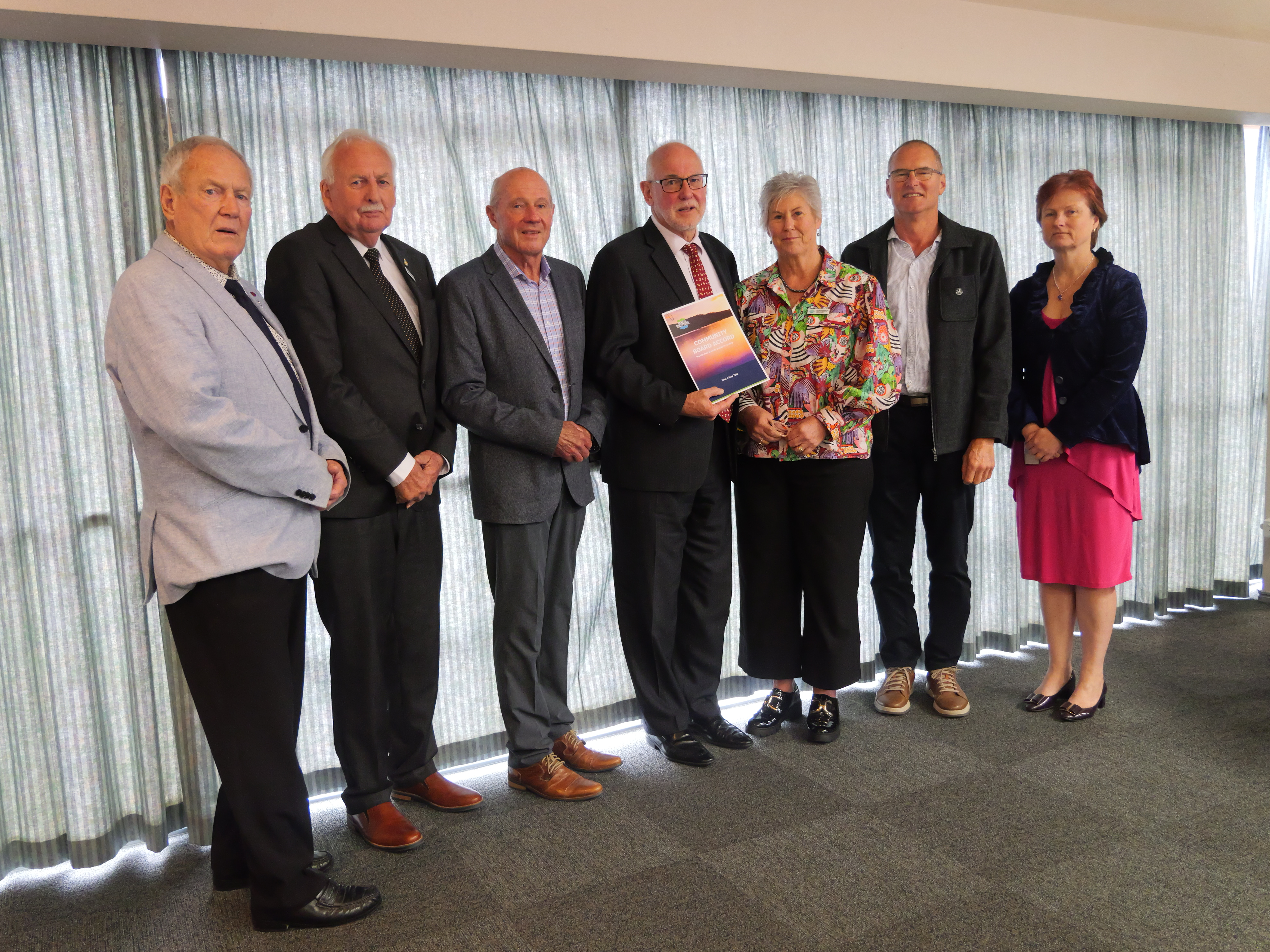 Community Board Chairs with Mayor Revell and CE Lawrie 26 May 2026.JPG