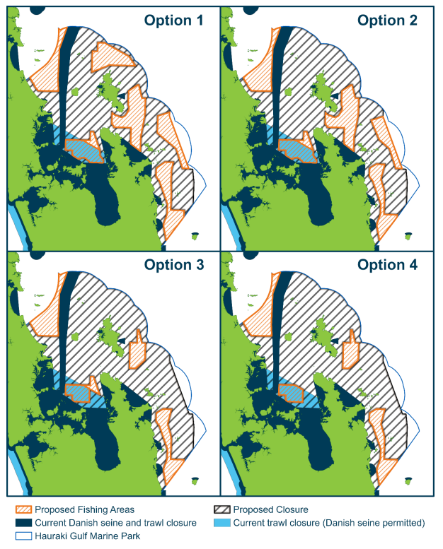 Hauraki Gulf Forum trawling closure options Sept 2023.png