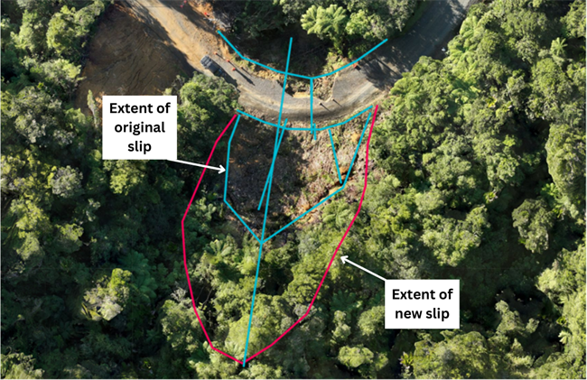 Extent of the new Tapu Coroglen slip.png