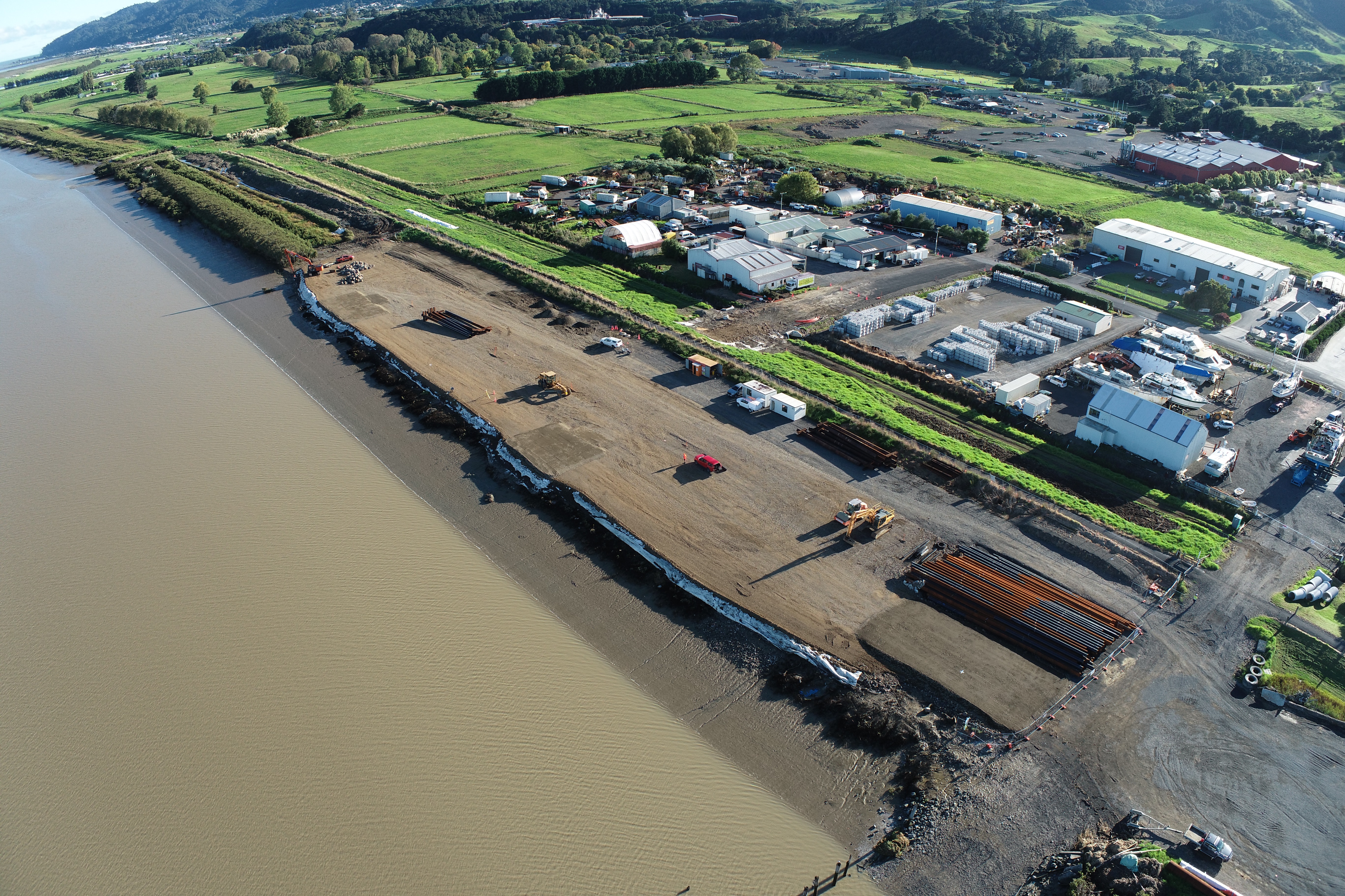Kopu Marine and Business Precinct 23 March 23 Finished earthworks and road 1.jpg