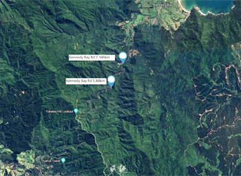 Kennedy Bay Rd location map May 2024.png