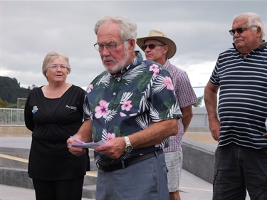 Warwick Brooks, Chair of the Tairua-Pāuanui Community Board