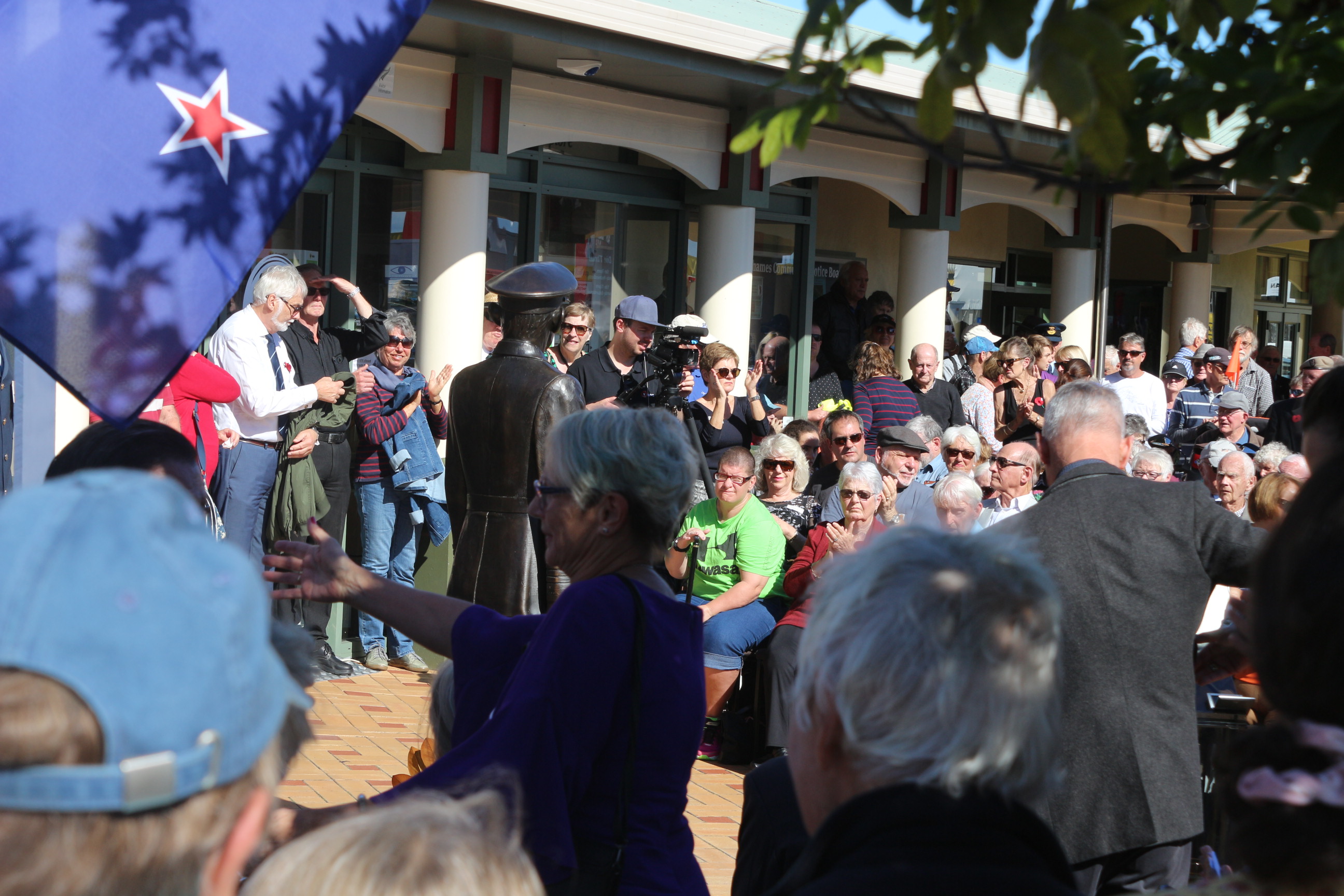 Sir Keith Park statue unveiling Thames 27 April 2019 (25).jpg